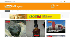 Desktop Screenshot of diarioriouruguay.com.ar